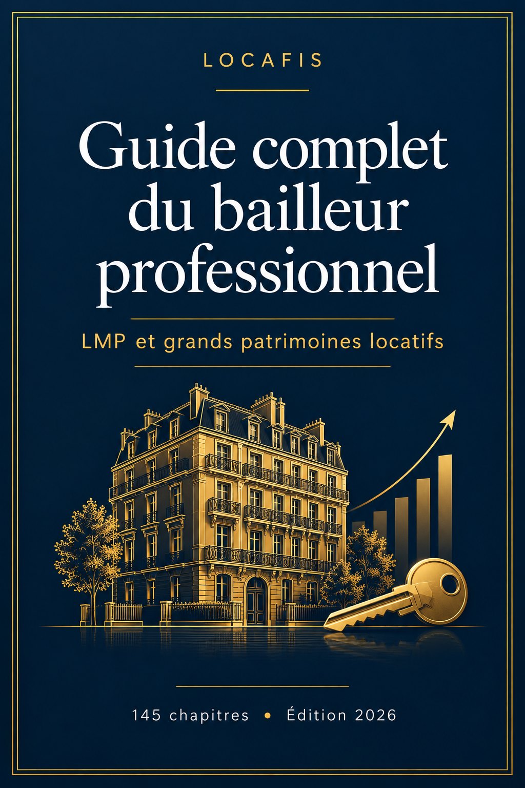 Couverture du Guide complet du bailleur professionnel, Locafis, LMP et grands patrimoines locatifs